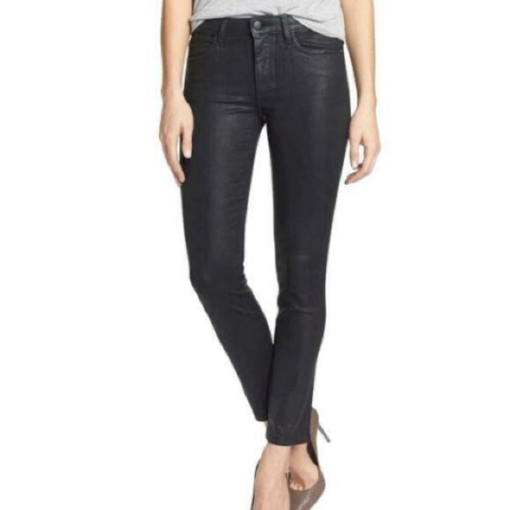 Joe’s Jeans Black Coated 26”